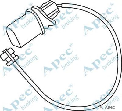 APEC BRAKING wir5214 -  Указатель износа, накладка тормозной колодки